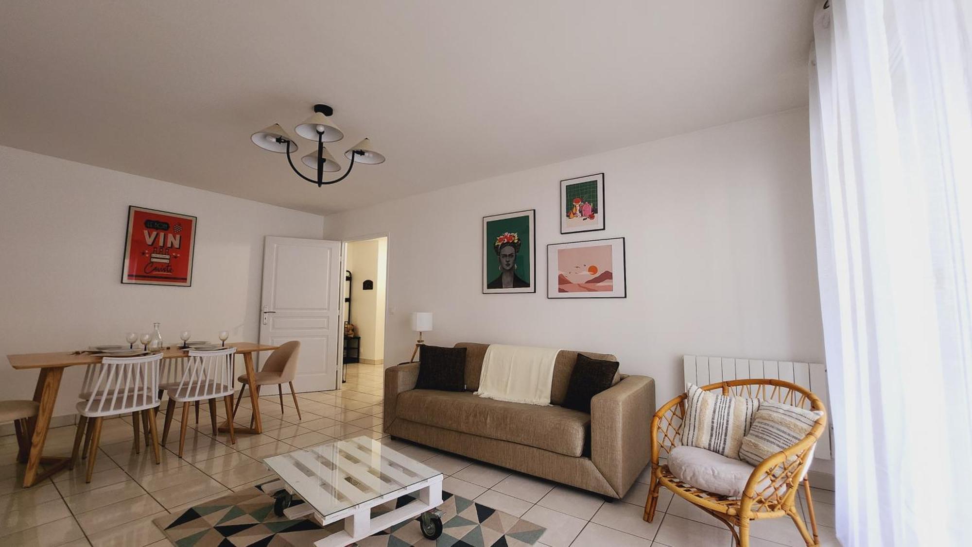 Le Gabrielle-Charmant Appartement-Parking Ruan Exterior foto